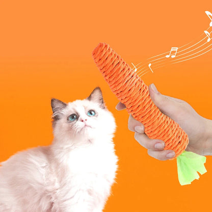 TheHappyPaws™ Cat Toy Carrot